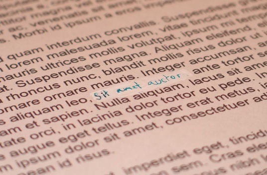 cara menghapus tulisan salah ketik